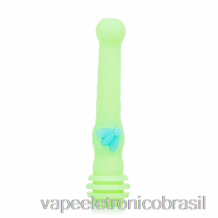 Vape Recarregável Stratus Honey Dipper Silicone Dab Palha Uv Slime (uv Blue Bee / Uv Green)